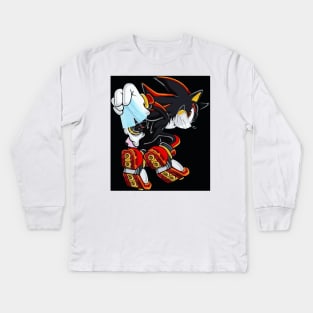 Sonic Social Distancing Kids Long Sleeve T-Shirt